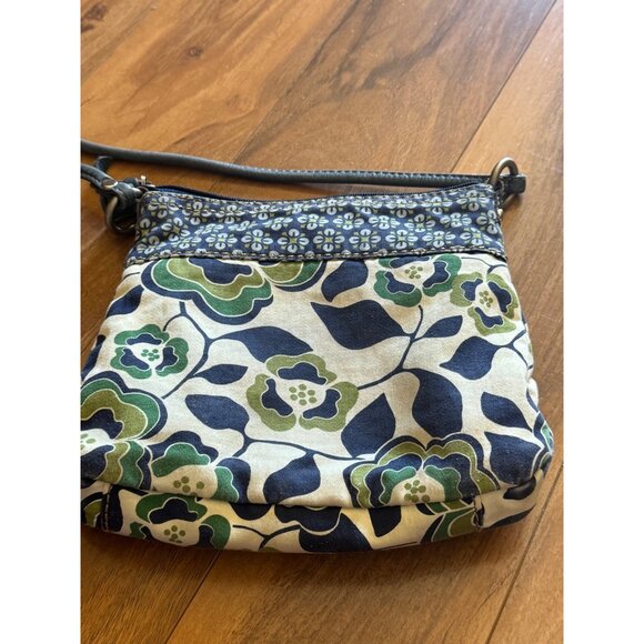 Fossil Floral Canvas & Leather Crossbody Bag - Picture 4 of 6